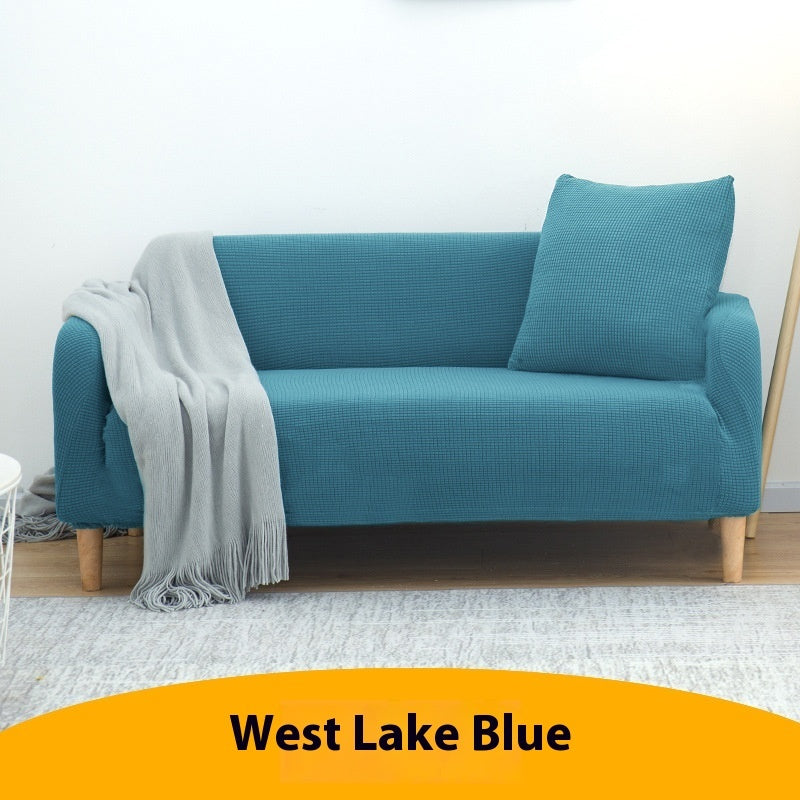 Single Double Three-seat Knitted Thickened Sofa Cover