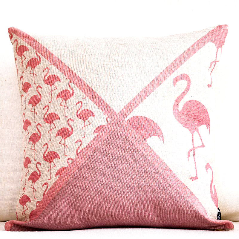 Nordic Office Cotton and Linen Pillowcase