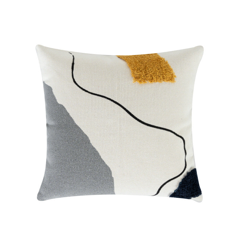 Living Room Modern Line Hug Geometric Sofa Pillowcase