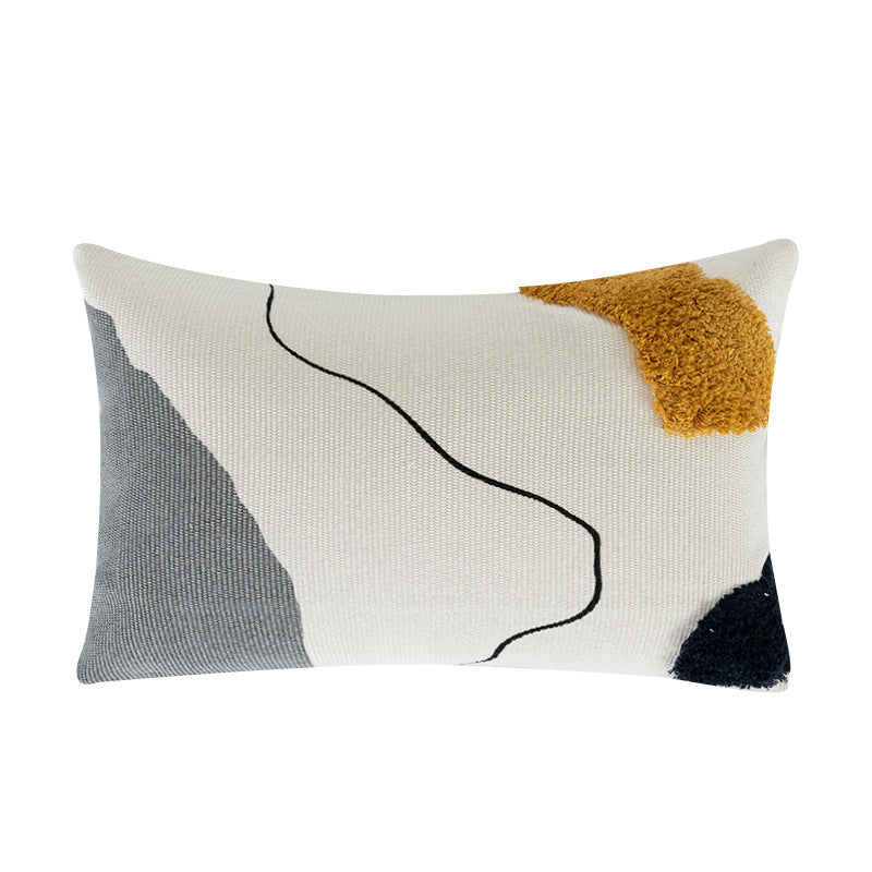 Living Room Modern Line Hug Geometric Sofa Pillowcase