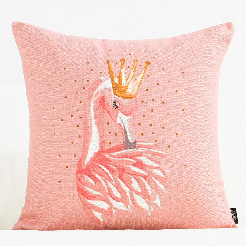 Nordic Office Cotton and Linen Pillowcase