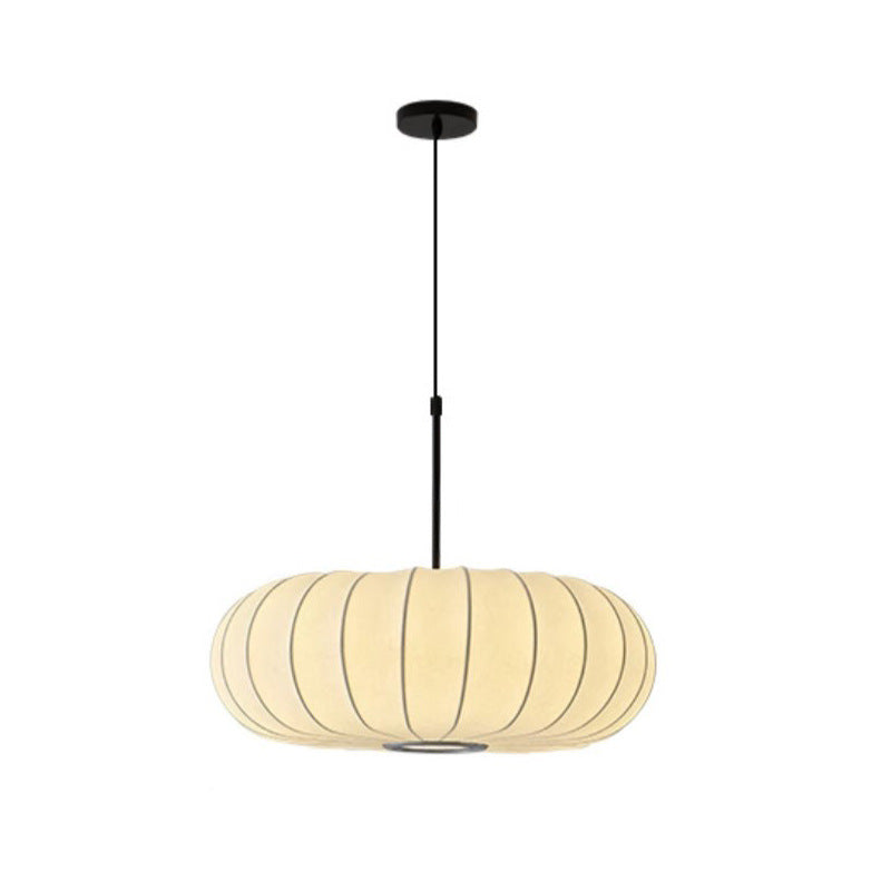 Silk Pumpkin Chandelier Retro Bedroom Bedside Lamps