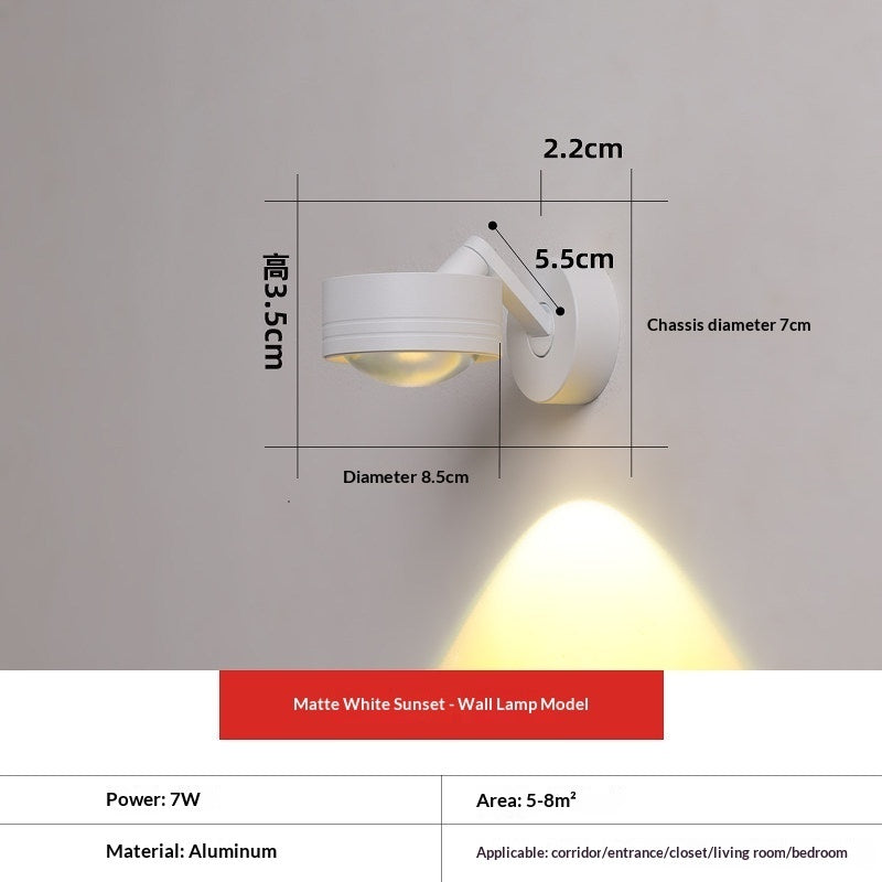 Entrance Wall-washing Surface-mounted Spotlights Sunset-red Commercial Corridor And Hallway Ambient Ceiling Lights