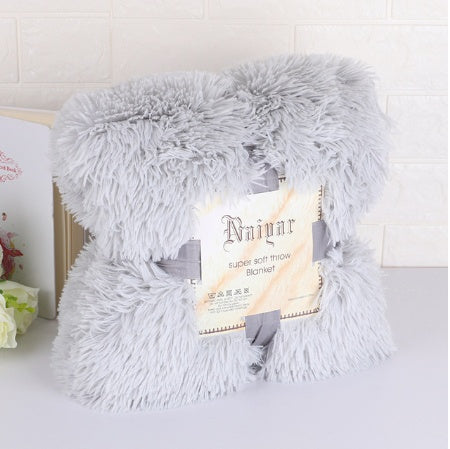 Super Soft Long Shaggy Fuzzy Fur Faux Fur Warm Elegant Cozy With Fluffy Sherpa Throw Blanket winter blankets for beds