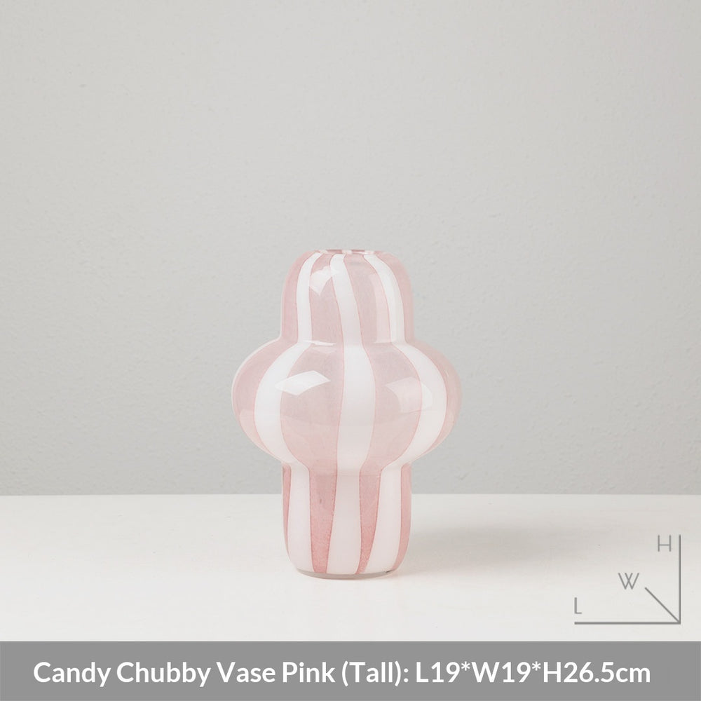Creative Living Room Decor A Stained-glass Vase For Flower Arrangements