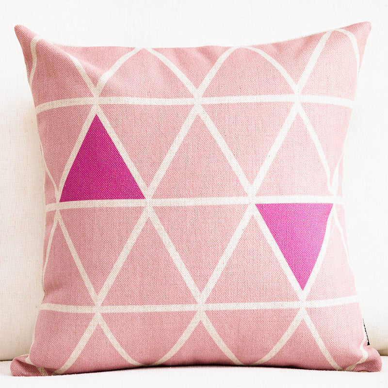 Nordic Office Cotton and Linen Pillowcase