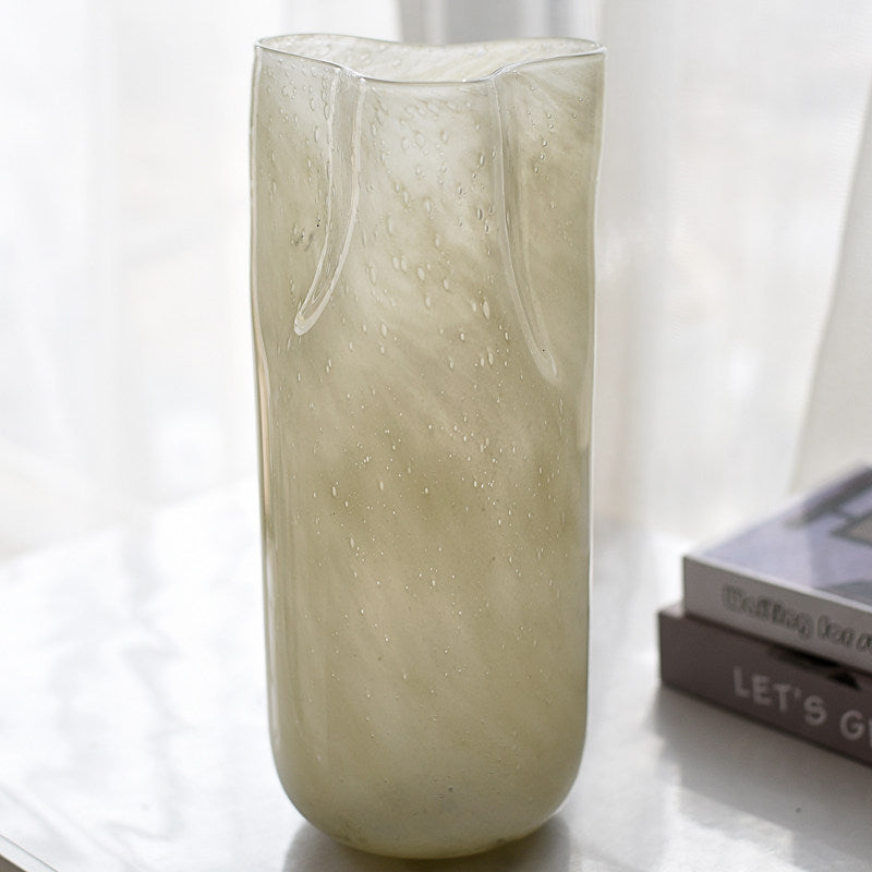 Handmade Glass Vase Ornament For Living Room Flower Arrangements
