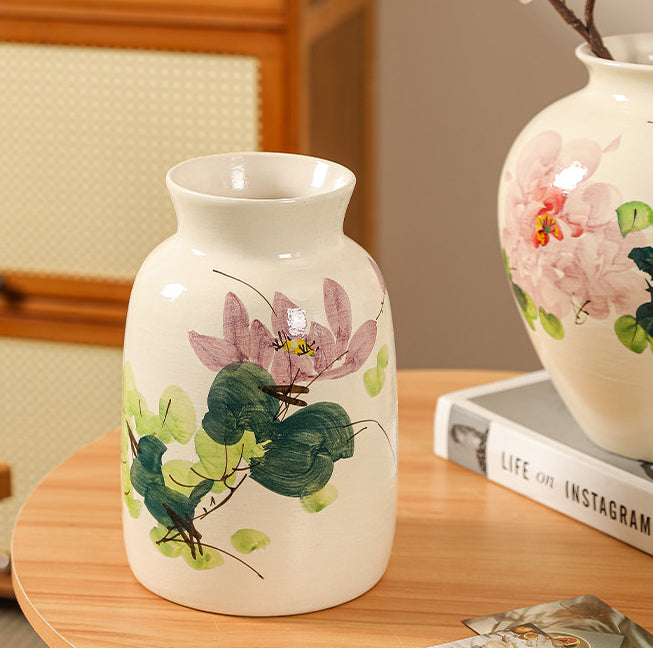 Chinese Ceramic Vase For Living Room Flower Arrangements And Decor