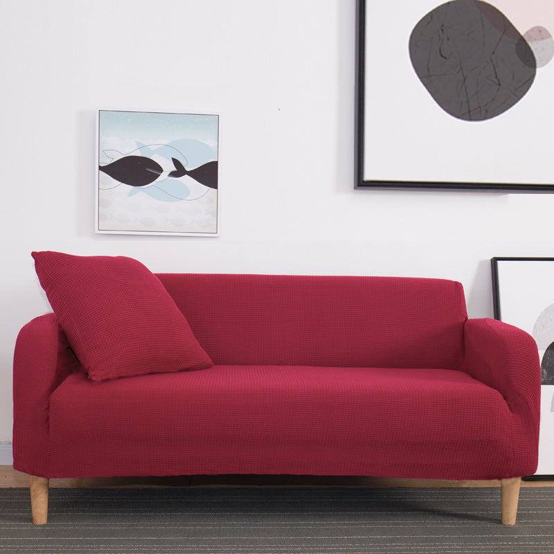 Single Double Three-seat Knitted Thickened Sofa Cover