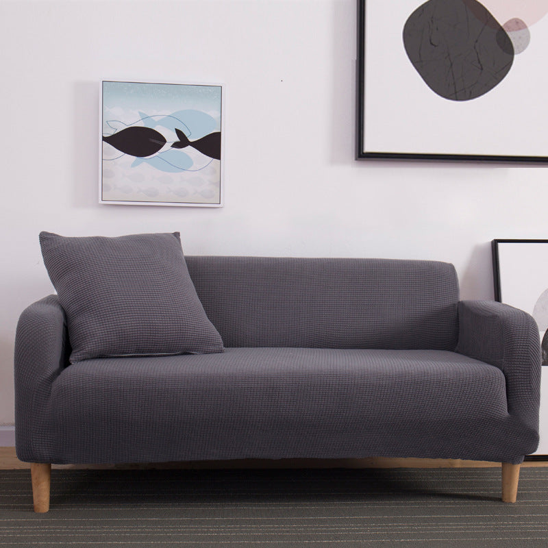 Single Double Three-seat Knitted Thickened Sofa Cover