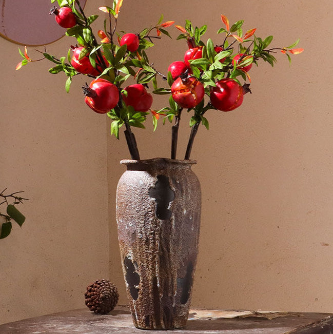 Ceramic Vase Ornament For Living Room Flower Arrangements, Guesthouse Entryway Decor