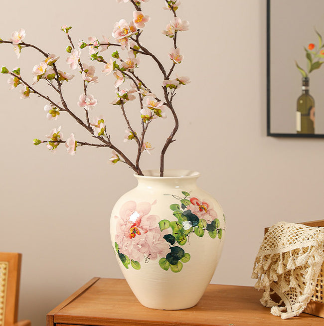 Chinese Ceramic Vase For Living Room Flower Arrangements And Decor