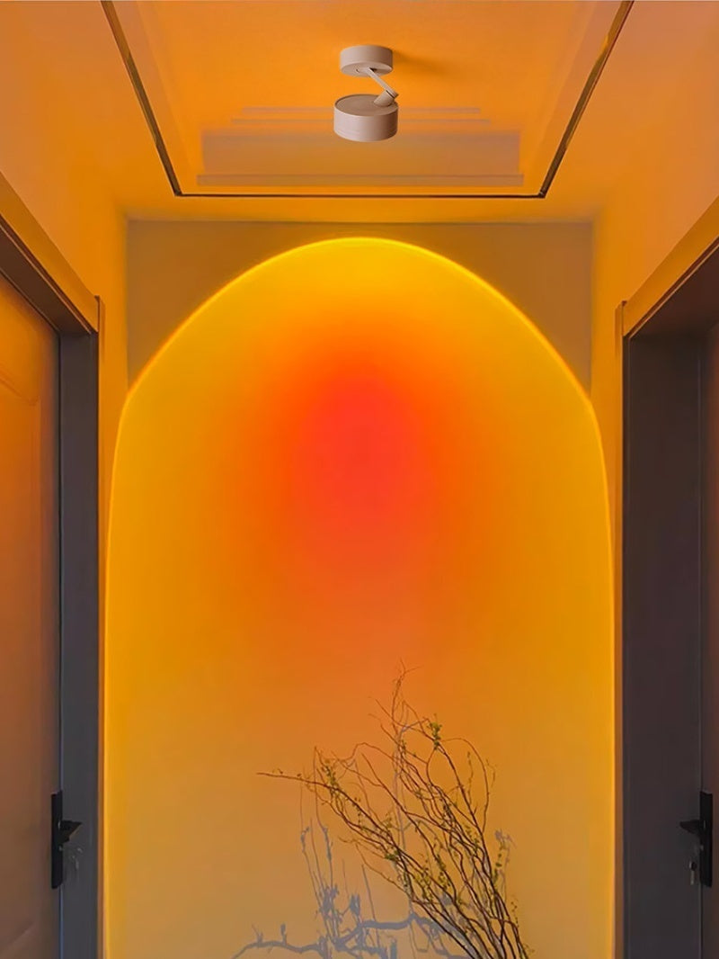 Entrance Wall-washing Surface-mounted Spotlights Sunset-red Commercial Corridor And Hallway Ambient Ceiling Lights