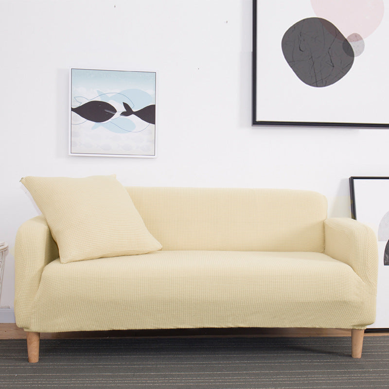 Single Double Three-seat Knitted Thickened Sofa Cover