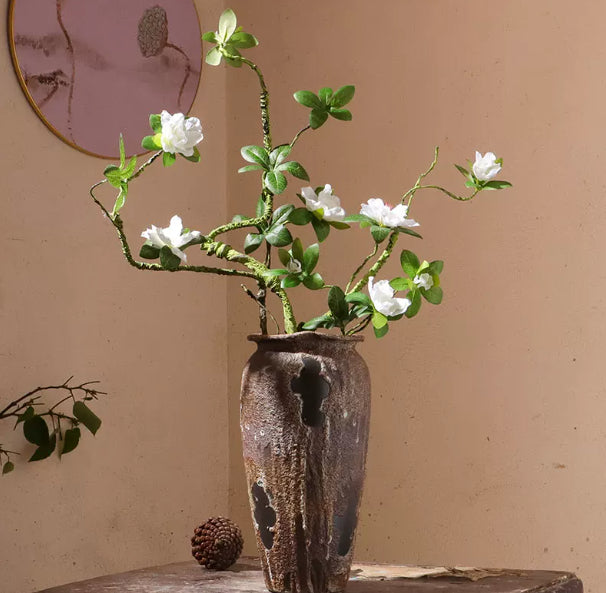 Ceramic Vase Ornament For Living Room Flower Arrangements, Guesthouse Entryway Decor