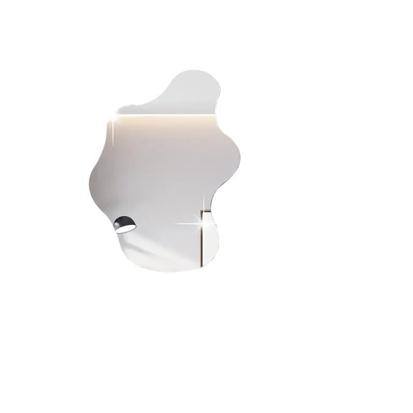 Cloud-shaped Mirror Acrylic Wall Background Decoration