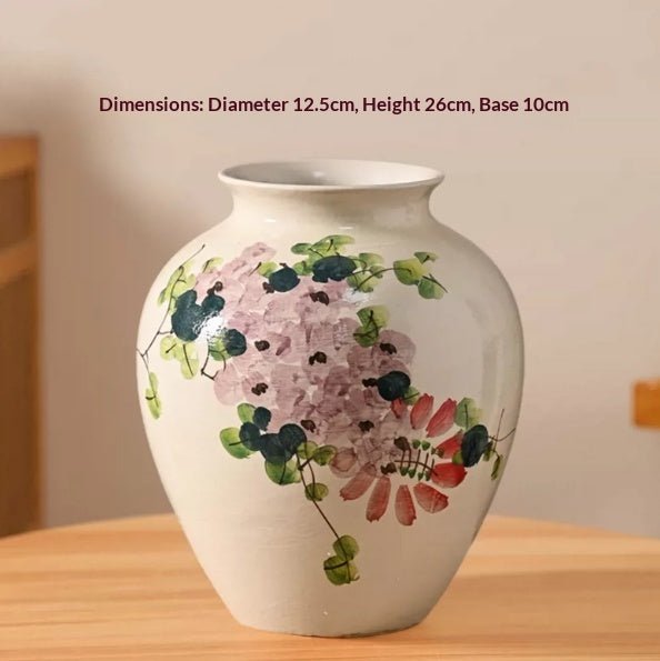 Chinese Ceramic Vase For Living Room Flower Arrangements And Decor